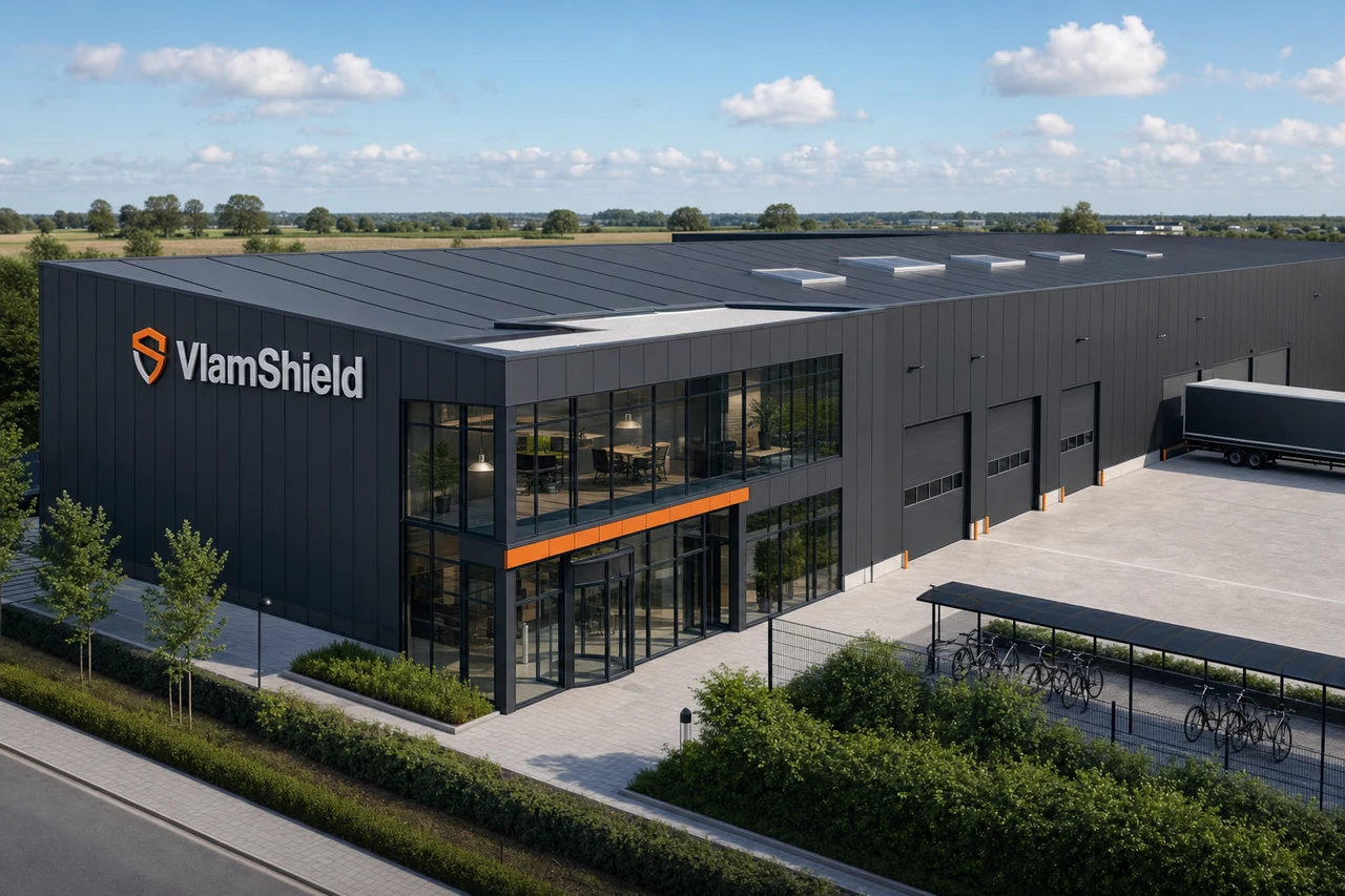Architekturvisualisierung der Marke VlamShield